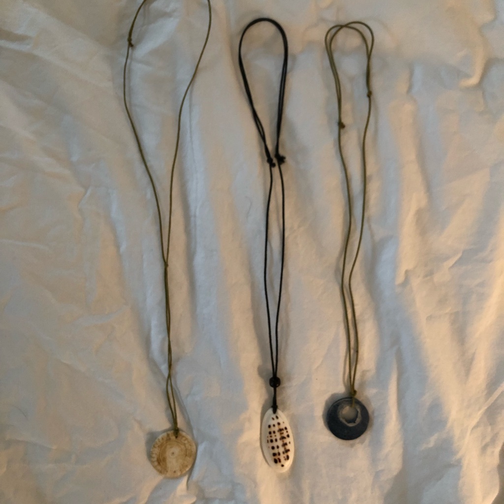 Three Shell Necklaces